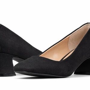 NYDJ Black Suede Heels